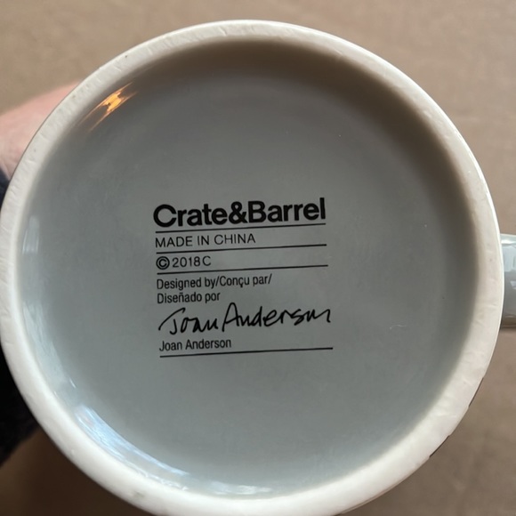 Crate & Barrel Holiday Coffee Cup - Picture 6 of 6